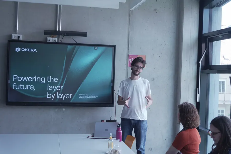 A startup pitch, Munich, July 2026
